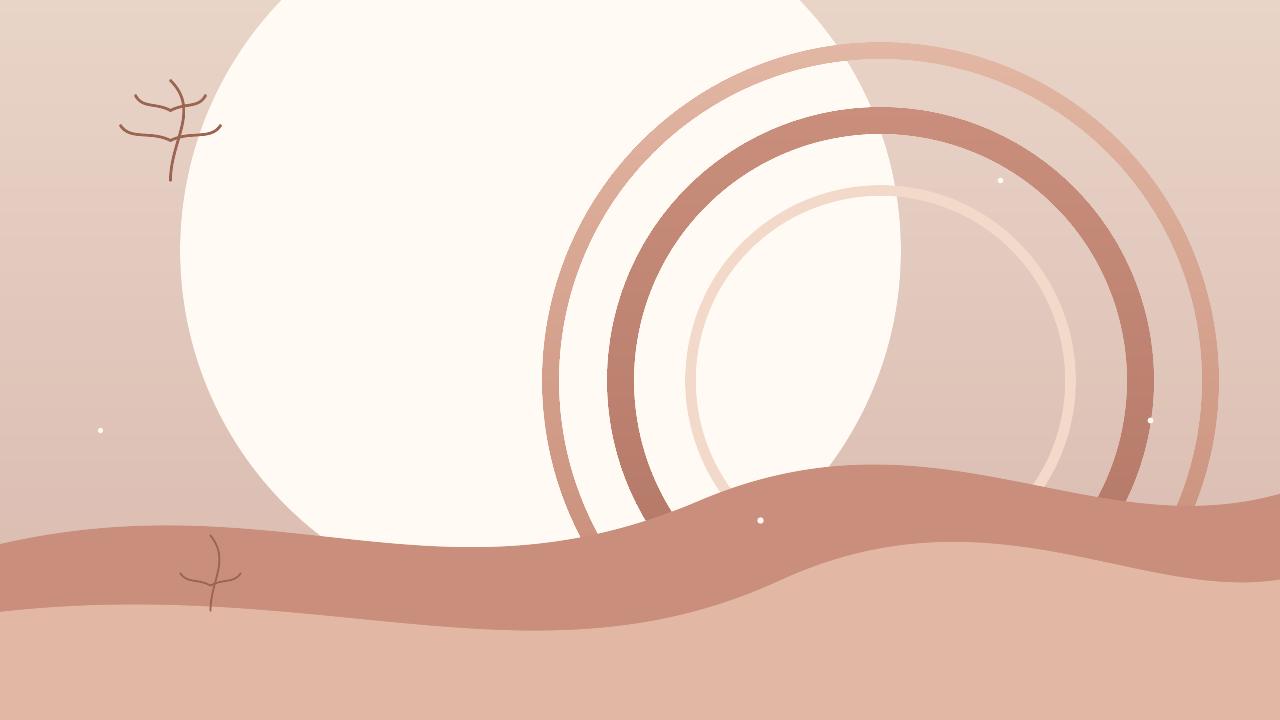 Soft abstract illustration of warm terracotta and blush concentric arcs suggesting cyclical hormonal change, with delicate botanical line accents