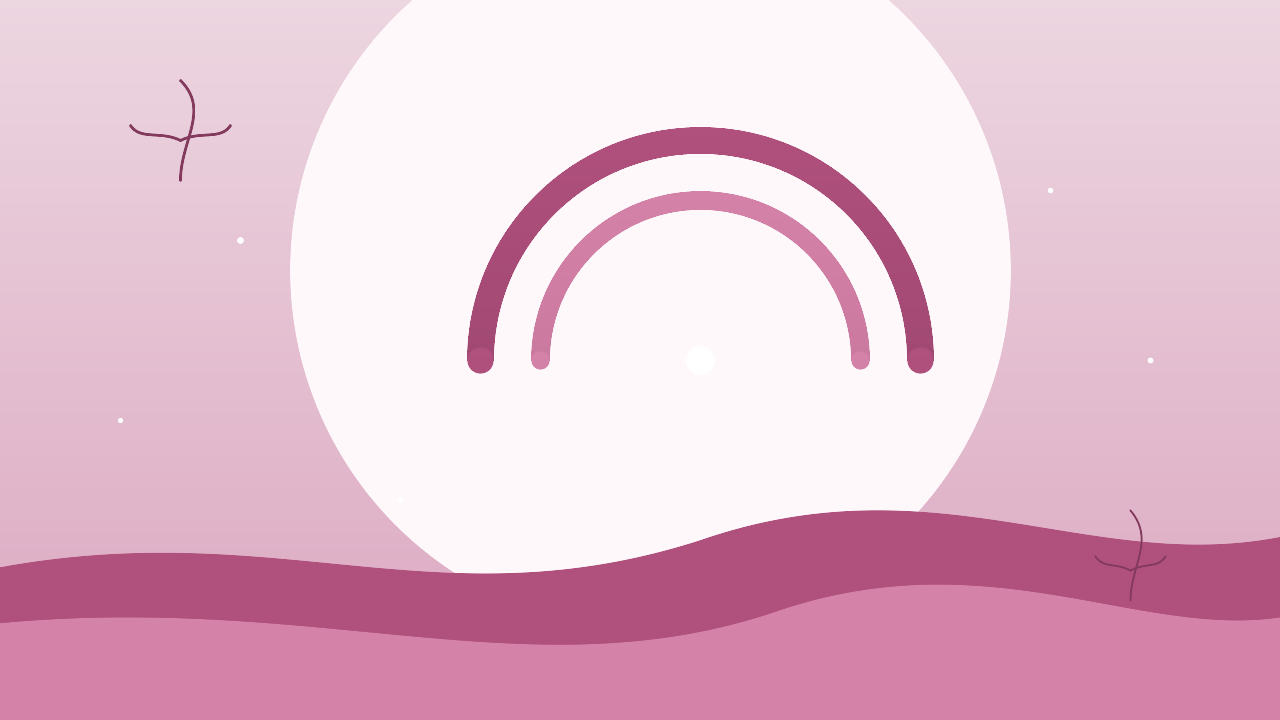 Abstract illustration of two asymmetric arcs converging, symbolizing differing arousal rhythms between partners